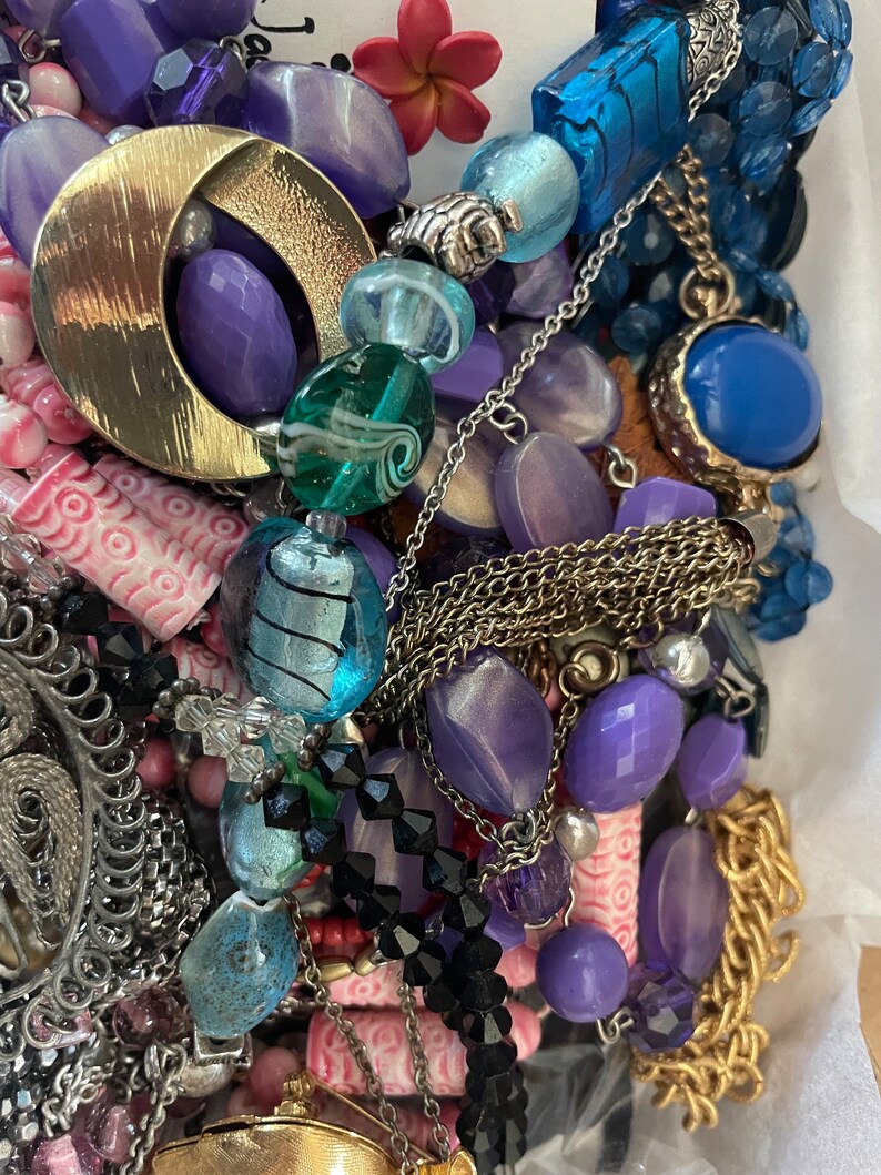 Vintage Modern Necklace Wearable Jewelry Lot All Mixed Etsy