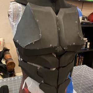 Red Hood/ Hero Armor Template for Foam