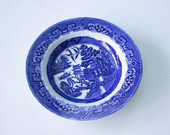 Vintage Blue Willow Soup Bowl