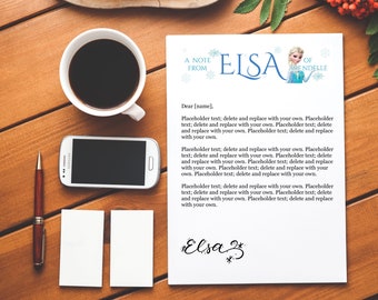 Elsa letter template