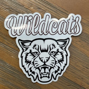 Sticker - Wildcats with wildcat 2.5 inches