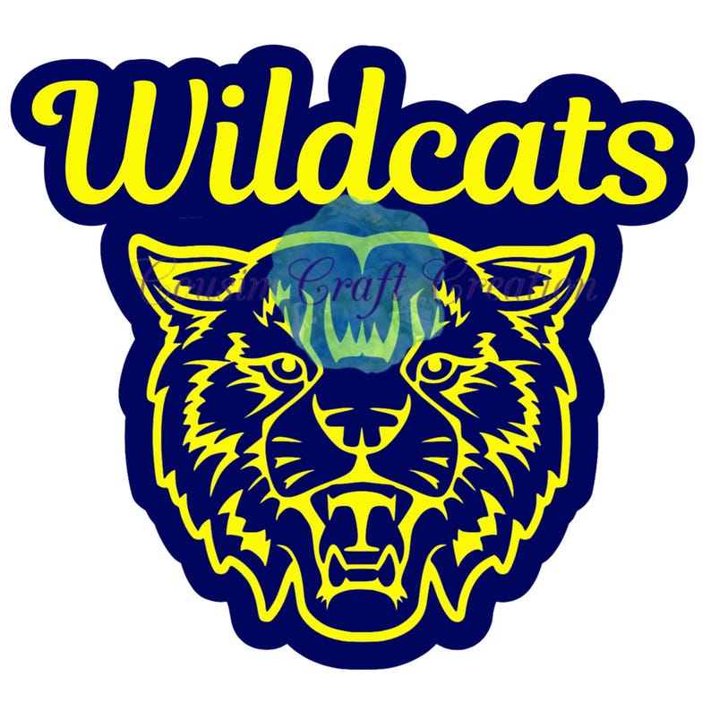 PNG File - Wildcats With Wildcat Blue and Yellow - Etsy