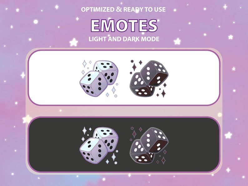 Roll Dice Emote Cute Twitch Emote Design Twitch Discord Youtube Channel