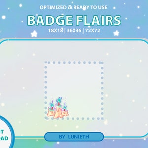 Candle Badge Flairs | Twitch Sub Badges | Subscriber Badges | Bit Badges | Instant Download | Premade Design | Gamer pack | Streamer