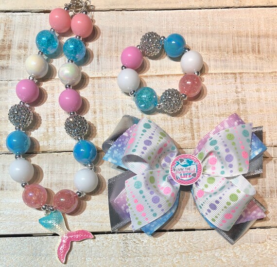 Mermaid hot sale bead necklace