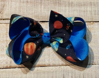 Out of this World Hairbow. Planet Hairbow.