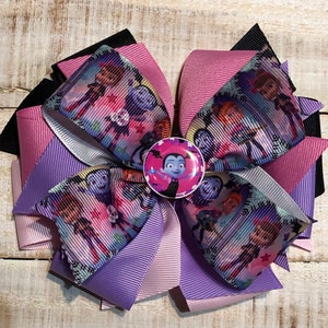Vampirinia Hairbow,Large Vampirina Bow, Vampirina Birthday, vampirina party