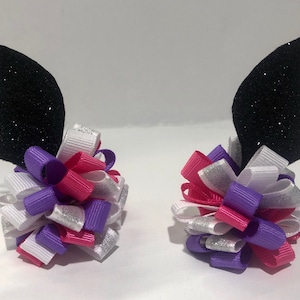 Vampirina Hairbow. Vampirina Birthday. Vampirina Pigtail PomPom Hairbows. Vampirina Dress Up.Arco de pelo
