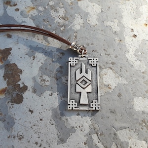 Yarilo slavic symbol necklace,Yarilo God of Vegetation,Rudjevid,Gerovit,Jarevid.son of Perun,Protector of the Weak pendant.Slavic god of war