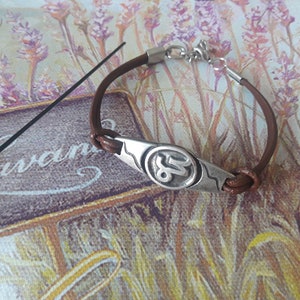 Capricorn Zodiac leather bracelet,Mountain Goat sign horoscope,Astrology sign,unisex gift,Ruling Planet Saturn,zodiac jewelry,Adjustable