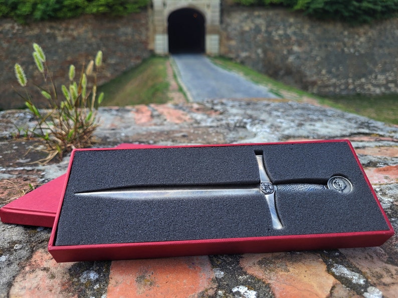 Vintage Medieval Sword Letter Opener With Order of Dragon Despot Stefan ...
