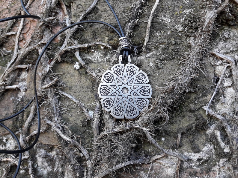 Decagram Symbol Pendant Kabbalah Jewelry 10 Pointed Star Necklace ...