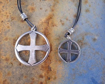 The Cross of the Holy Grail Pendant,unique Holy Grail Cross,jesus