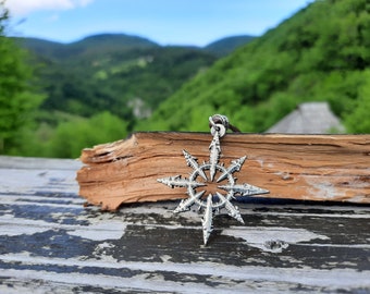 Chaotic Star necklace,Chaos star jewelry,Arrows of Chaos,Chaosphere,symbol of Eight,sigil of chaos,symbol of Chaos Magic,energy sign