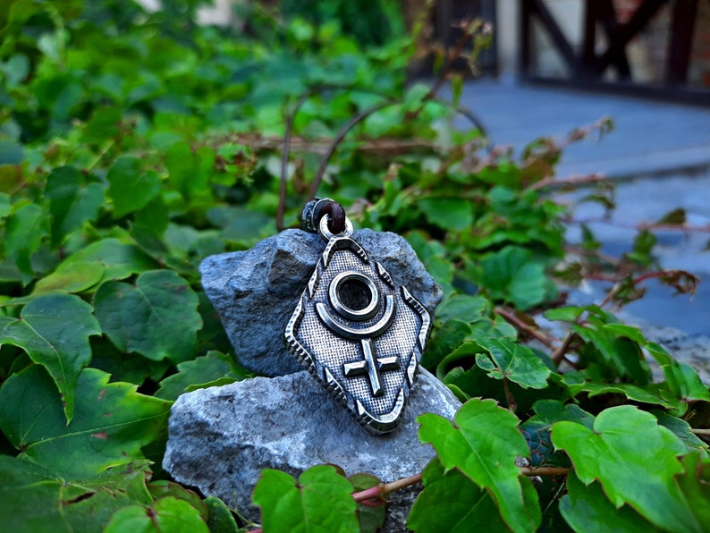 Planetary glyph Pluto/'s necklace.Astrological symbol jewelry,Pluto planet sign pendant,circle and Cross symbol.ruler of Scorpio and Aries