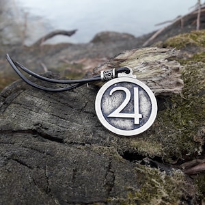 Jupiter glyph leather necklace,Jupiter astrology symbol jewelry,symbol of good luck,zodiac jewelry,Planetary Jupiter Glyph amulet