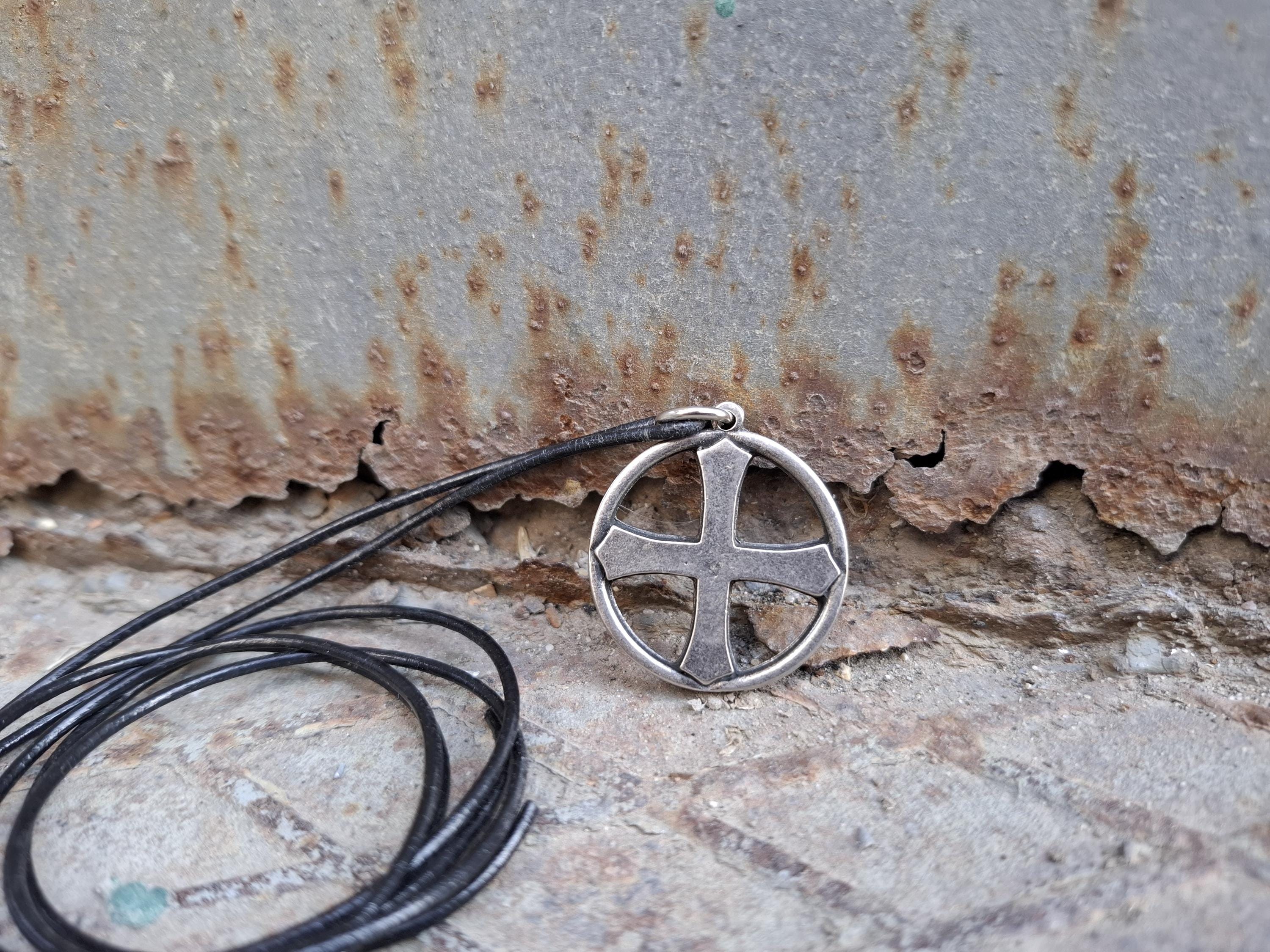 The Cross of the Holy Grail Pendant,unique Holy Grail Cross,jesus