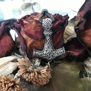 Thor&#39;s hammer Mjolnir leather necklace,Viking jewelry,Norse Mythology,Viking&#39;Allfather&#39;,Wolf Thor&#39;s Hammer,Mjölnir Odin,Mammen Style gift