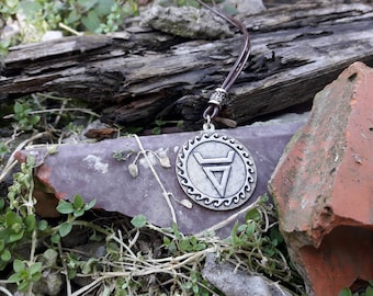Veles Slavic God symbol necklace,God of land,water,Volos God sign jewelry,Slavic mythology,Veles head amulet,rodnovers necklace,amulet gift
