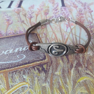 Aries horoscope leather bracelet,Aries zodiac symbol jewelry,Ram astrology symbol,Friendship gift,Ram horoscope sign,Adjustable jewelry