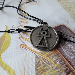 Tanit Goddess symbol necklace,Tanit Carthaginians great goddess jewelry,Tannou Punic and Phoenician goddess,Lucky protective talisman gift