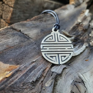 Shou Chinese symbol for longevity necklace,prosperity and longevity happiness symbol jewelry,Kotobuki japanese lucky symbol,unique gift