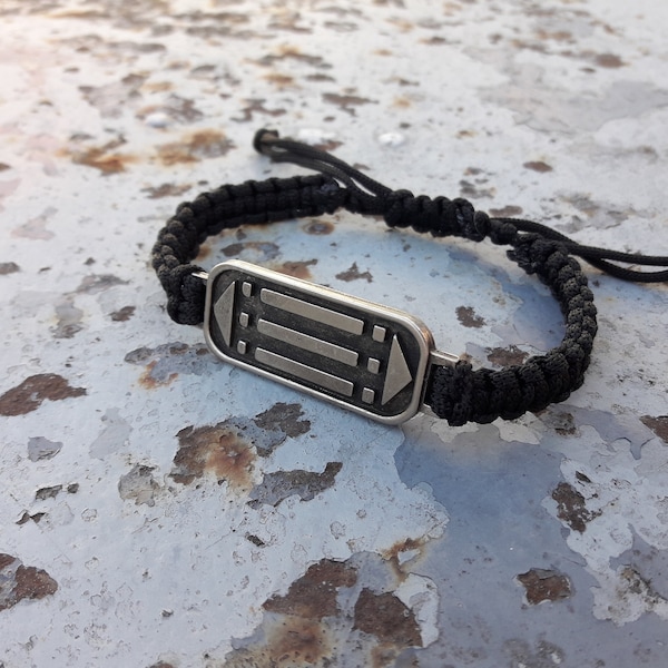 Atlantis rope bracelet,Egyptian atlantis luxor symbol jewelry,magical geometric protection,Egypt Atlantean Ring,atlantean bar,luxor bar