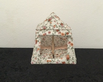 Floral Camping Tent for 7-3/4  dolls/action figures