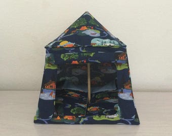 Tienda de campaña para muñecas/figuras de 11-1/2 pulgadas.