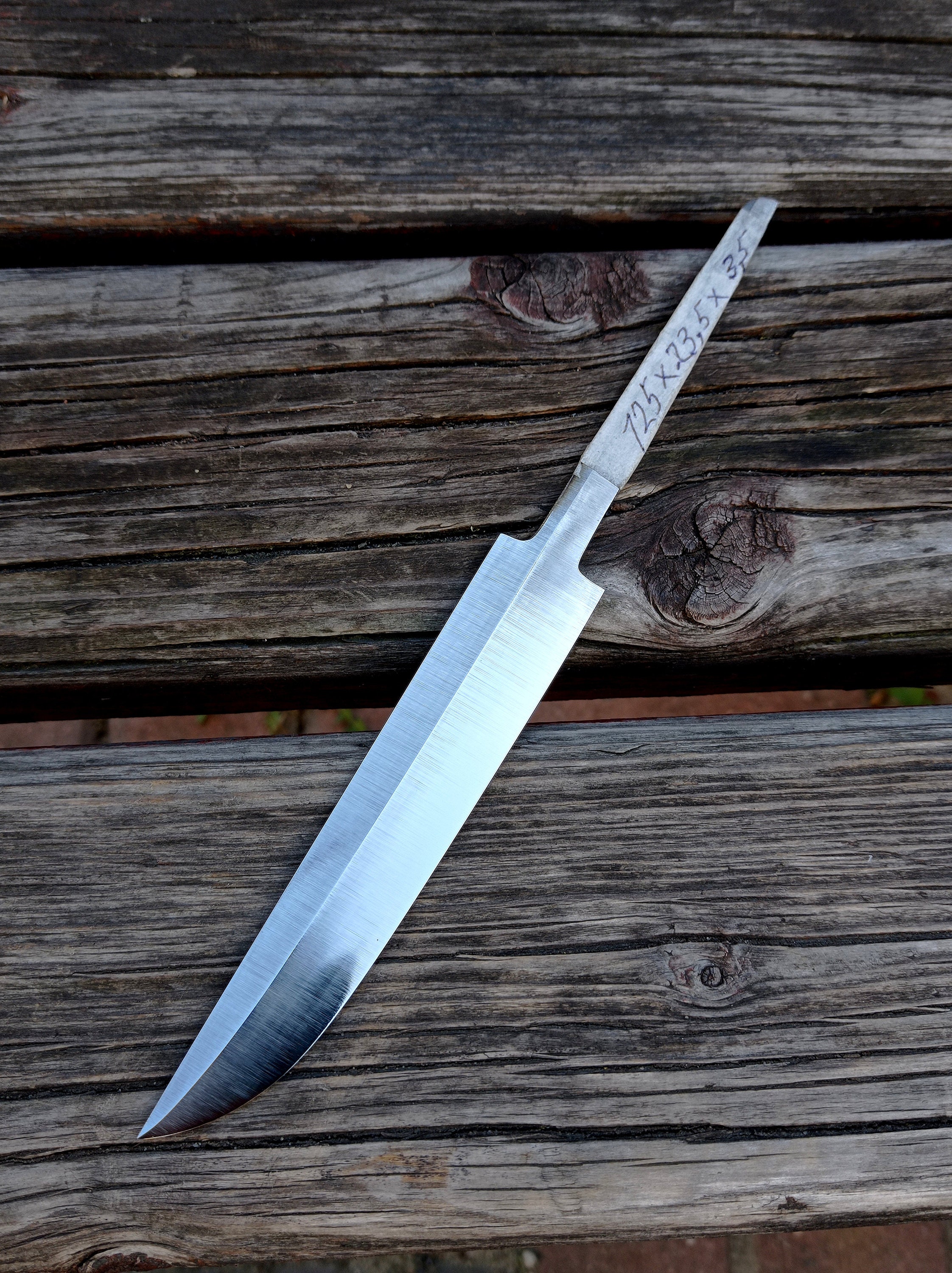 knife puukko blade 125 & 110 mm. from fixed blade Etsy