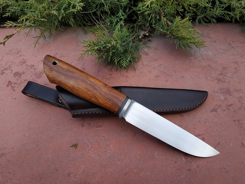 Hunting fixed knife. Steel M390 fixed blade knife custom knife Etsy