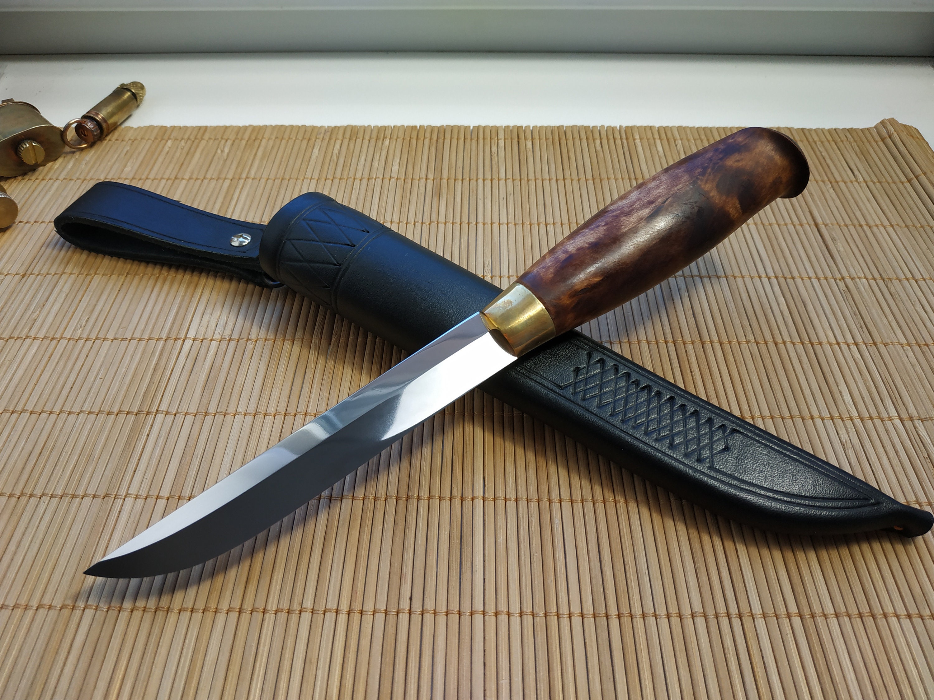 Authentic puukko knife. Etsy