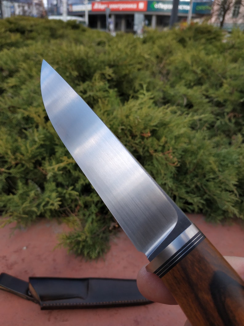 Hunting fixed knife. Steel M390 fixed blade knife custom knife Etsy