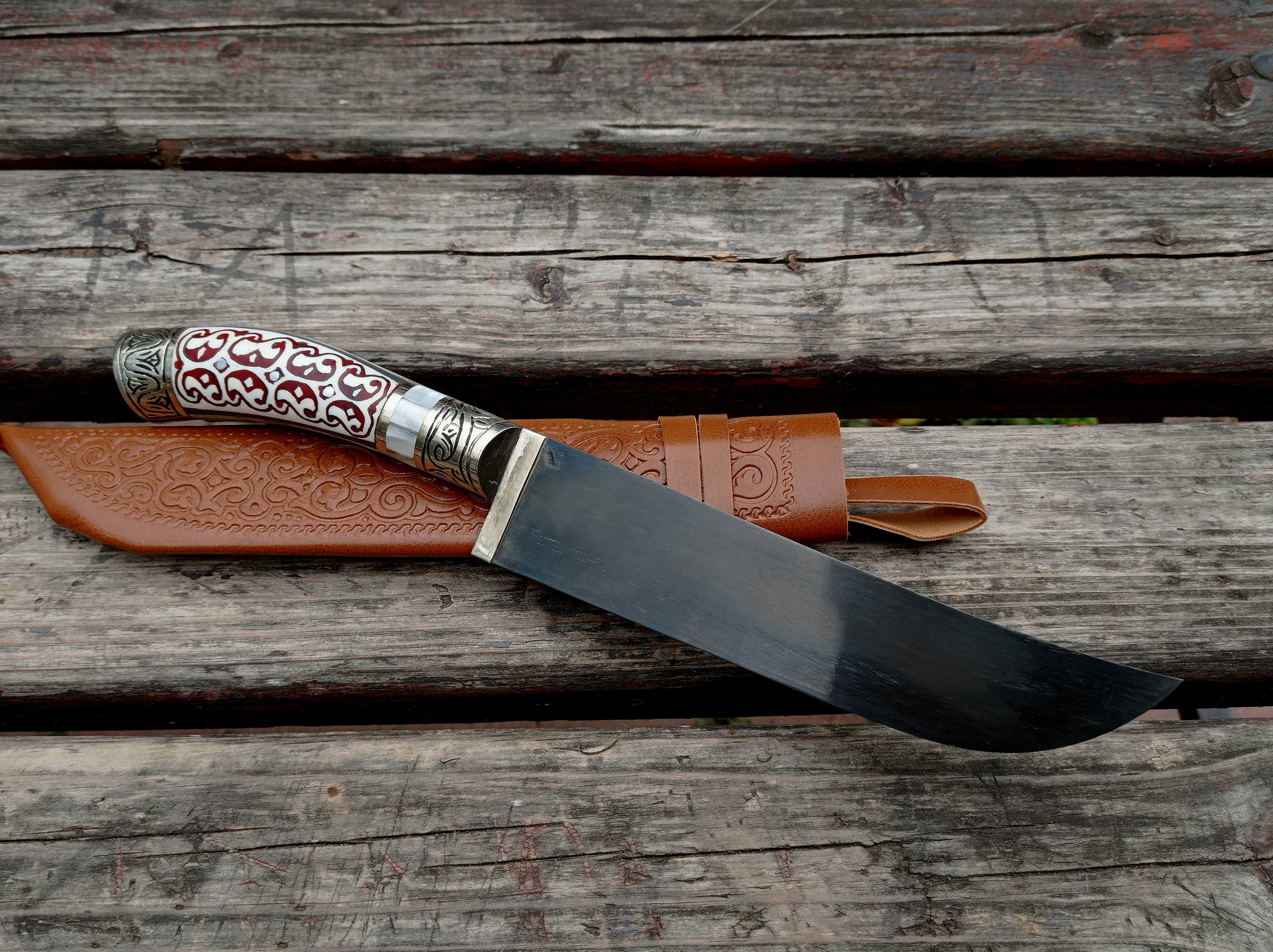 Kitchen knife handmade can be used as chef knife or hunting Etsy
