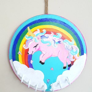 Unicorn Necklace Holder/Girl&#39;s room decour/Necklace holder accessory