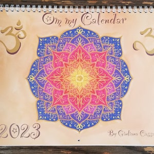 Om My Calendar/Mandala Calendar/Om mandala calendar 2023