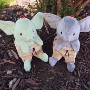 MADE TO ORDER Goblin Plush- Soft Cryptid Plush-Minky Keychain