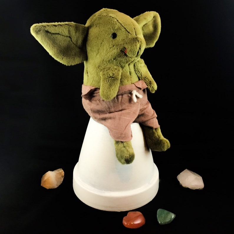 MADE TO ORDER Goblin Plush Soft Cryptid Plush-Minky Keychain | Etsy