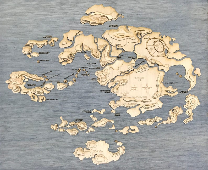 avatar the last airbender world map without text avatar the last airbender world map without text