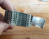 Simple Viking Pewter Cuff Armband