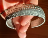 Custom Detailed Custom Pewter Cuff Armband
