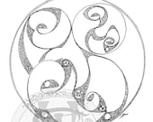 Iron Age Disc Design - colour in!