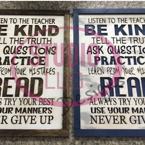 Digital File for Parent Teacher Rules - SVG -  Teacher Gift - Parent - PDF - Instant Download