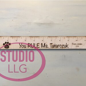 12 Inch Ruler Digital File - SVG - Teacher - Instant Download - Laser ...