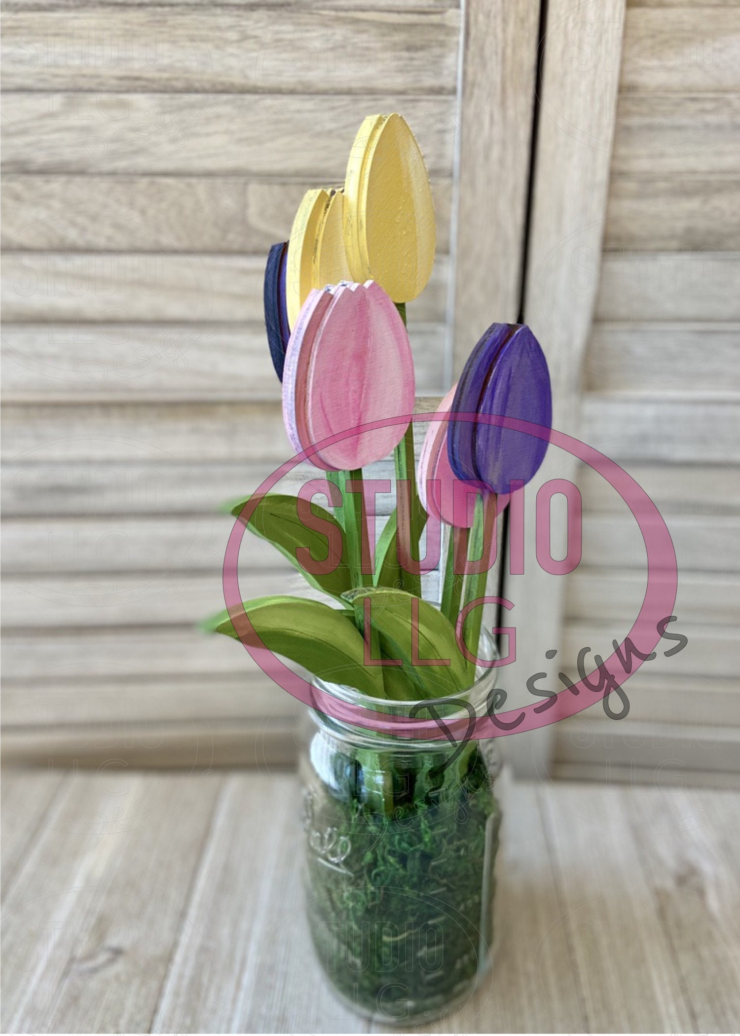 Digital File for Tulips - Tulip SVG - Digital Flowers -instant Download ...