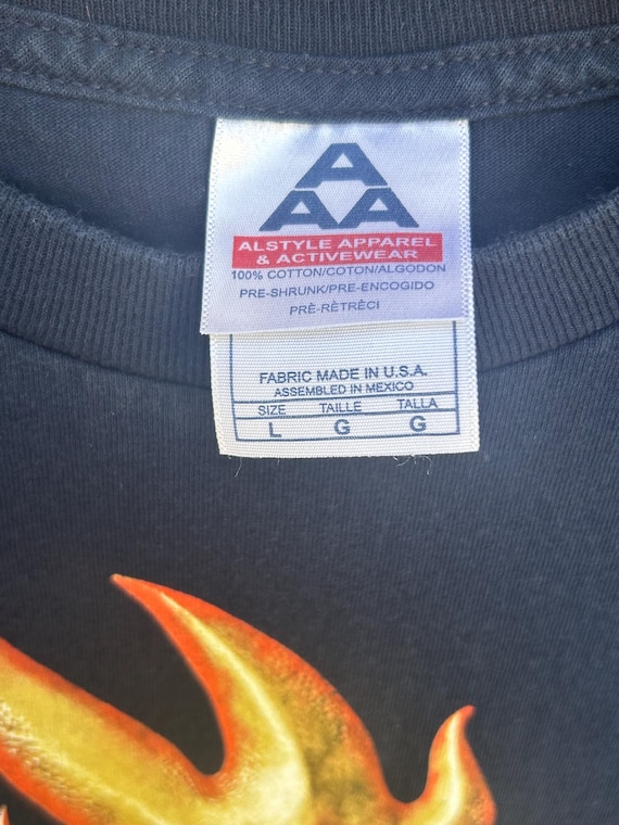 Vintage 2003 Audioslave Navy Flame T Shirt Large - Etsy