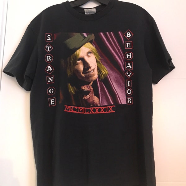 Vintage Strange Behavior Tour Tom Petty T Shirt Etsy