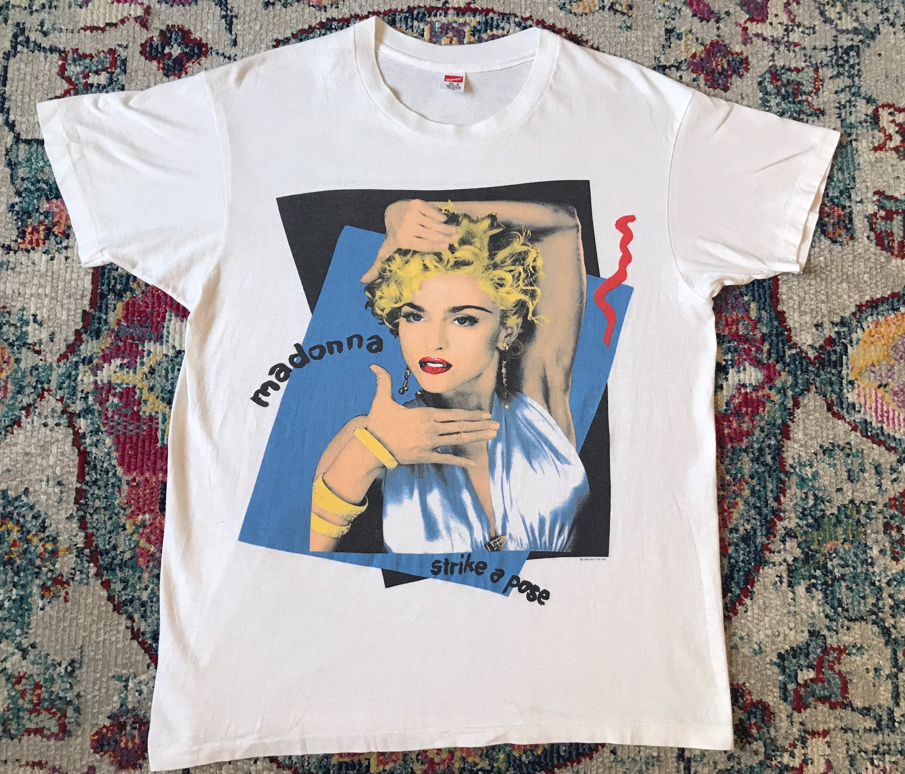 Discover Vintage Madonna Strike a Pose 1990 Blond Ambition Tour Shirt