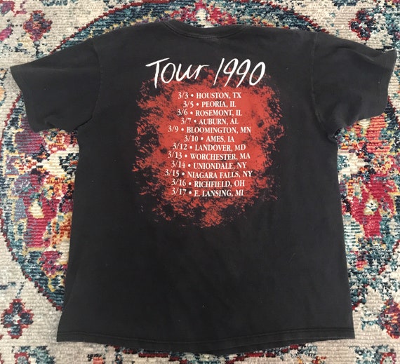 Vintage Highwaymen 1990 Tour Shirt Willie Nelson,… - image 3