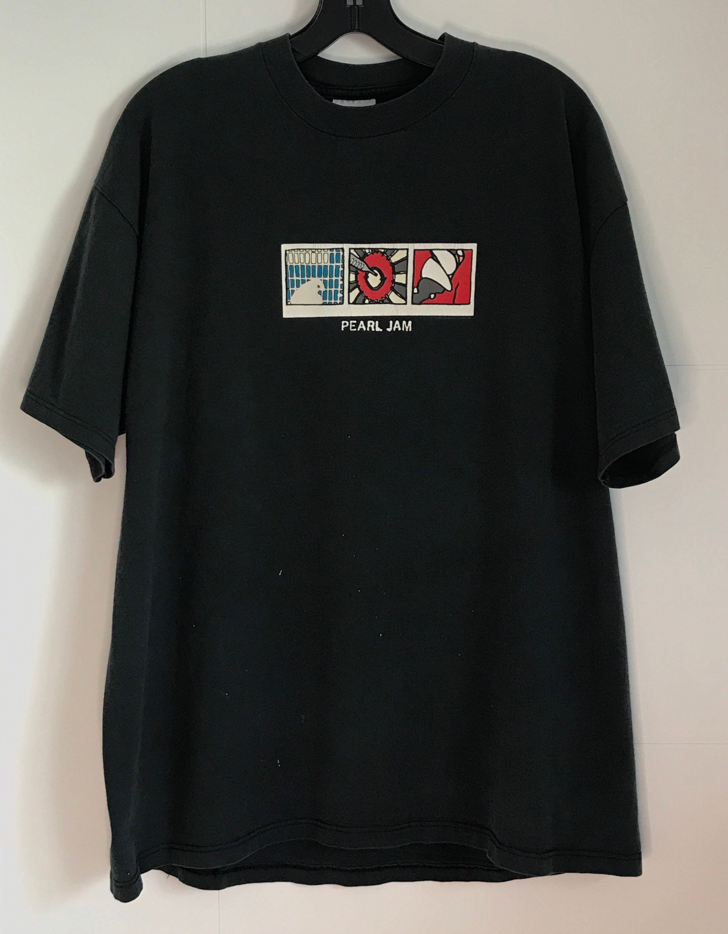 Vintage Pearl Jam Front Embroidered T Shirt Sz XL – FAIF.COM